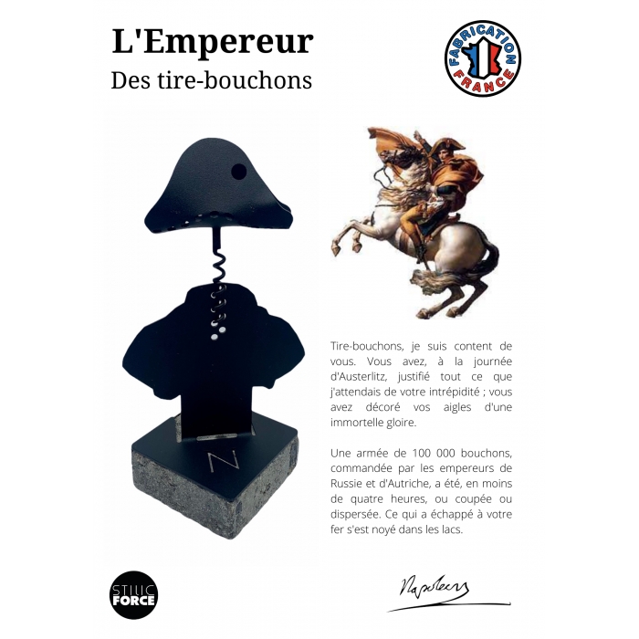 L'EMPEREUR - Tire-bouchon Napoléon. By Stilic Force So French
