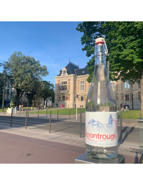 Bouteille eau Montrouge  Amusant