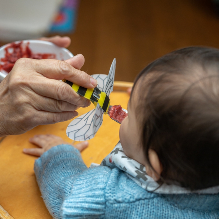 BABZZZ - la cuillère pour faire butiner bébé !