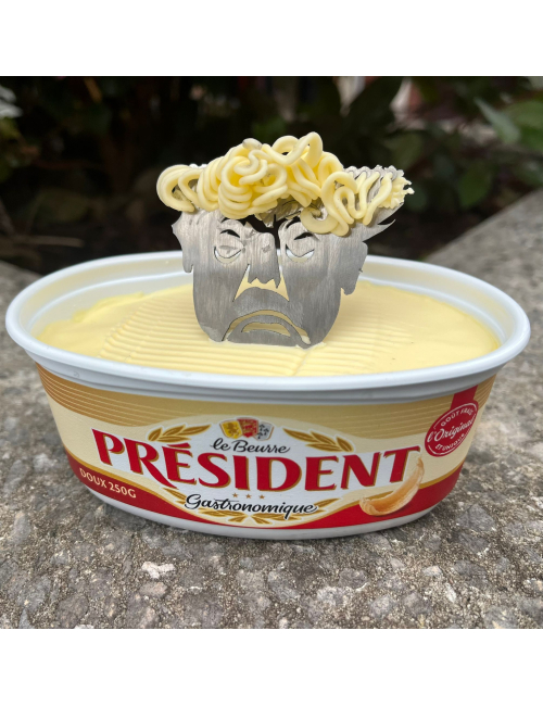 Le président Trump à beurre
