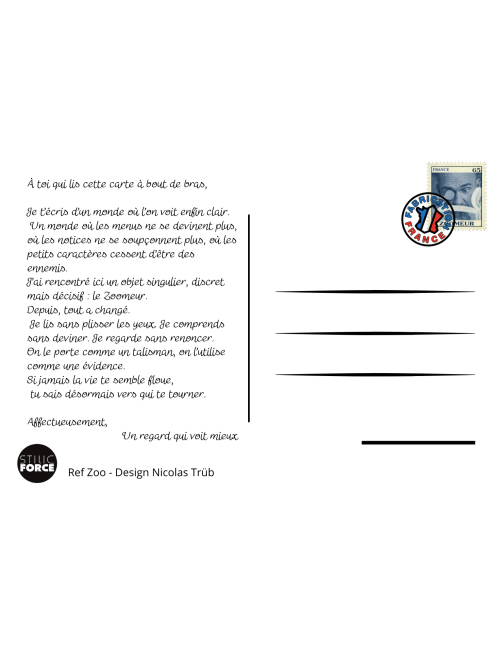 Zoomeur - Le monocle sténopéïque