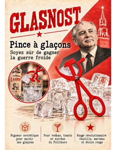 GLASNOST - La pince à glaçon de la paix