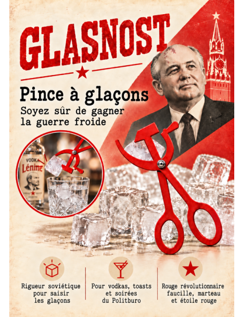 GLASNOST - La pince à glaçon de la paix