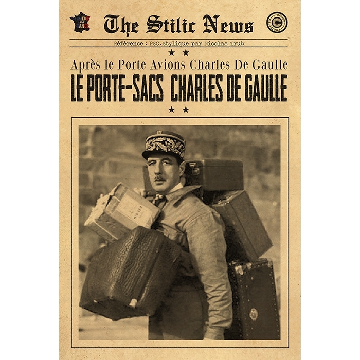 PORTE SAC CHARLES DE GAULLE By Stilic Force So French