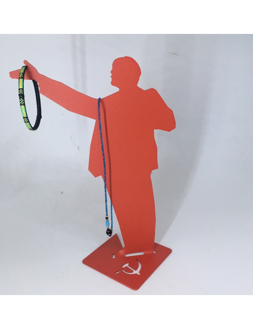 Lénine indiquant la voie du bijou.