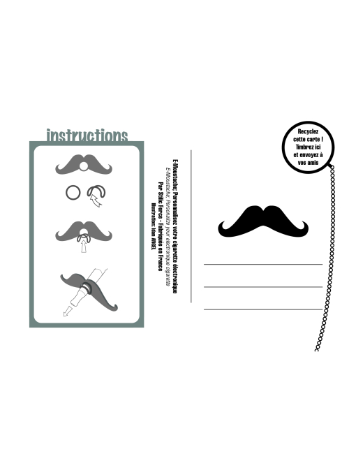 E-Moustache By Stilic Force Amusant