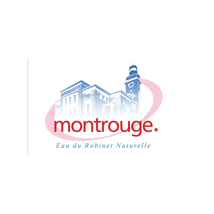 Bouteille eau Montrouge  Amusant