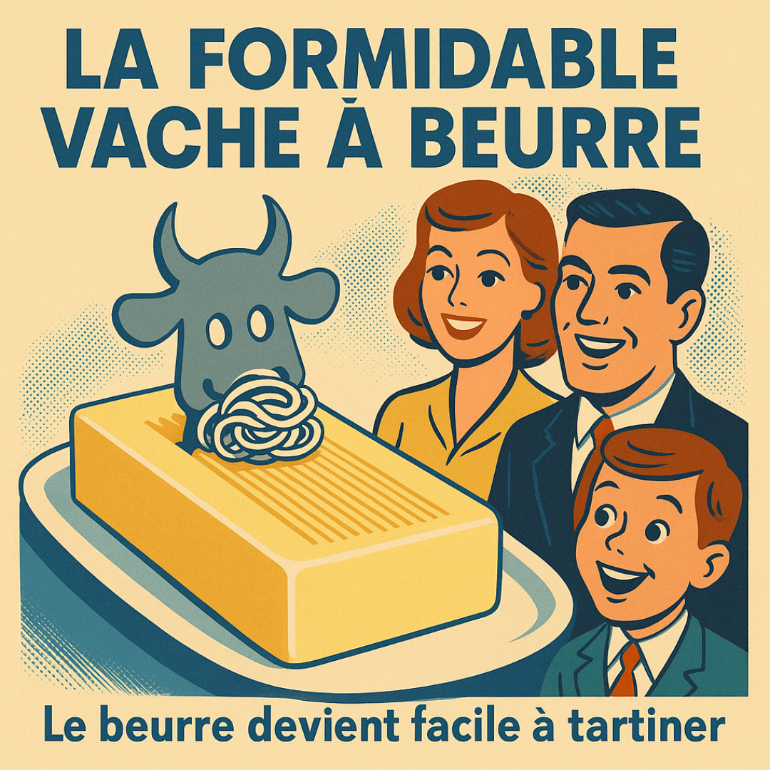 La vache à beurre au musée vivant du fromage !