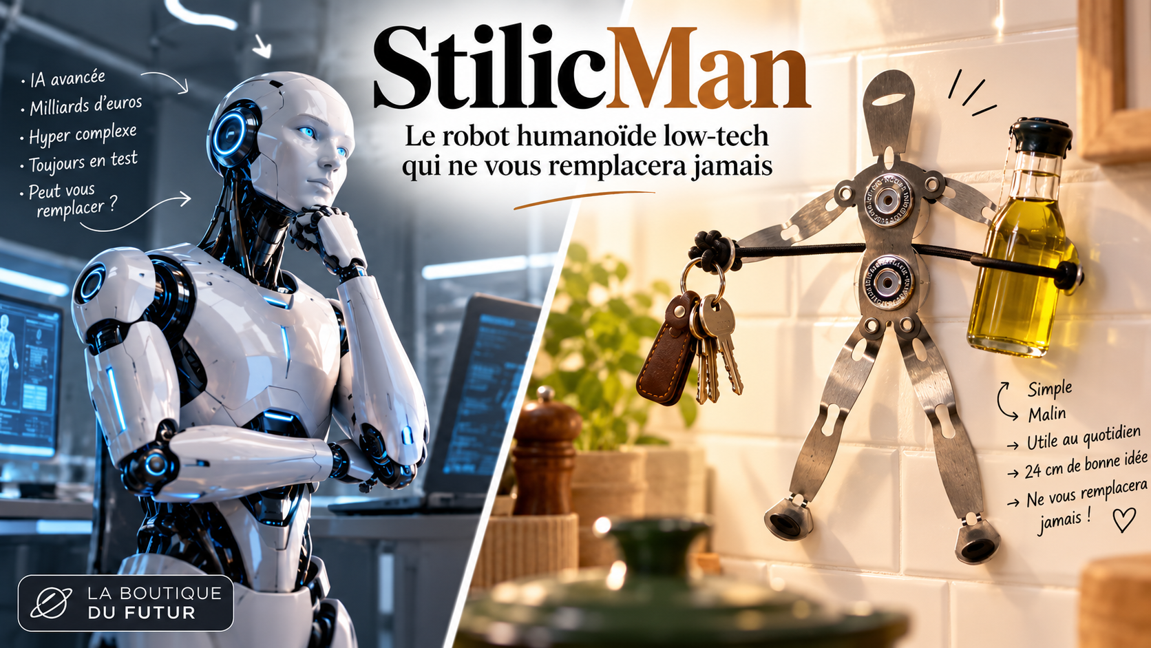 Le robot humanoïde low-tech
